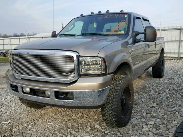 1FTWW31P16EA87120 - 2006 FORD F350 SRW S TAN photo 2