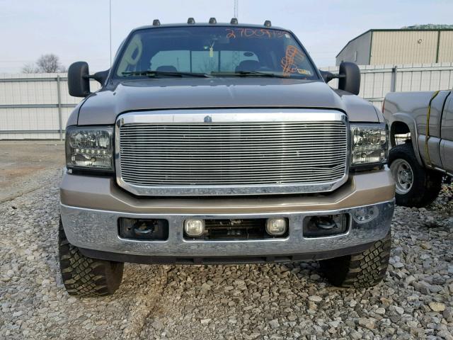 1FTWW31P16EA87120 - 2006 FORD F350 SRW S TAN photo 9