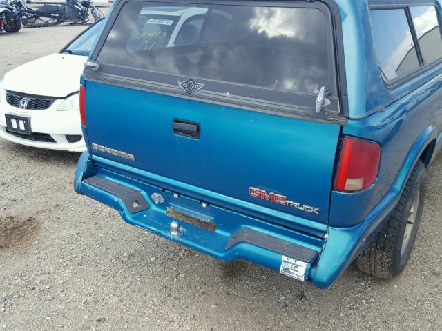 1GTDT19W0S8508771 - 1995 GMC SONOMA GREEN photo 9