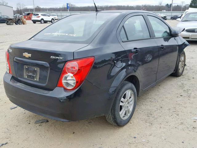 1G1JA5SH8C4170047 - 2012 CHEVROLET SONIC LS 黑色 照片 4