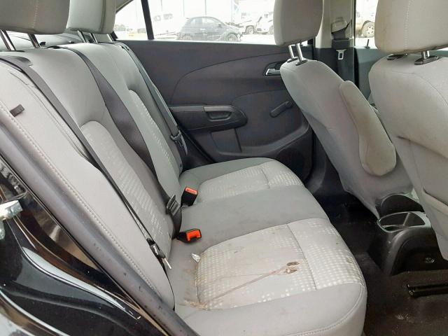 1G1JA5SH8C4170047 - 2012 CHEVROLET SONIC LS 黑色 照片 6