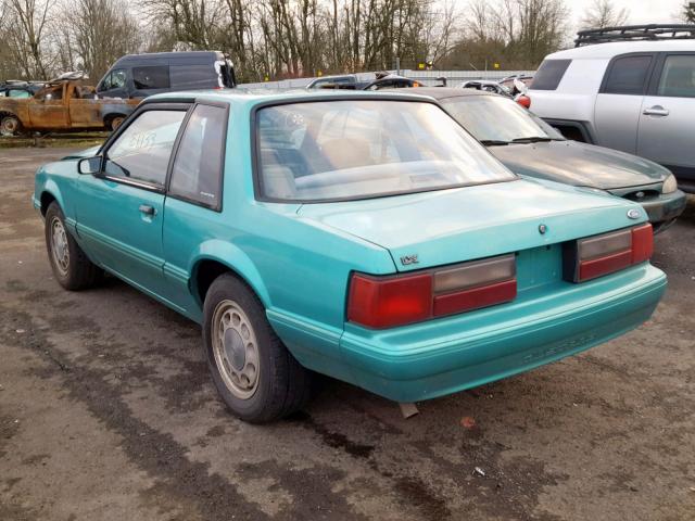 1FACP40M4PF131299 - 1993 FORD MUSTANG LX GREEN photo 3