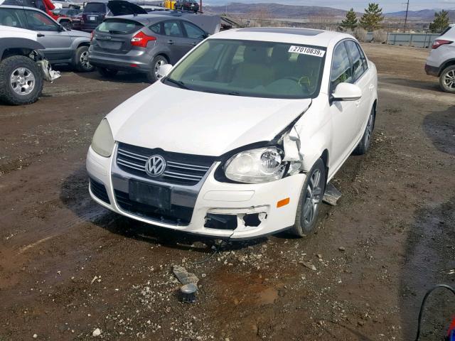 3VWSF81K26M644267 - 2006 VOLKSWAGEN JETTA 2.5 WHITE photo 2