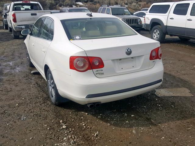 3VWSF81K26M644267 - 2006 VOLKSWAGEN JETTA 2.5 WHITE photo 3