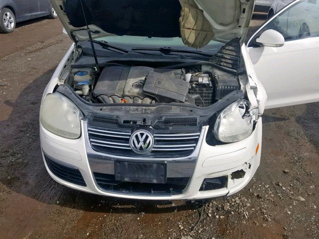 3VWSF81K26M644267 - 2006 VOLKSWAGEN JETTA 2.5 WHITE photo 7