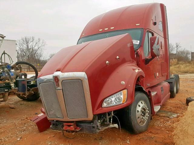 1XKFDP9XXCJ296669 - 2012 KENWORTH CONSTRUCTI RED photo 2