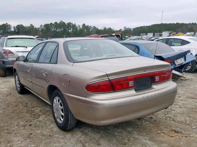 2G4WS52J931276625 - 2003 BUICK CENTURY CU TAN photo 3