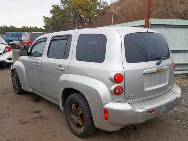 3GNCA23D78S658026 - 2008 CHEVROLET HHR LT SILVER photo 3