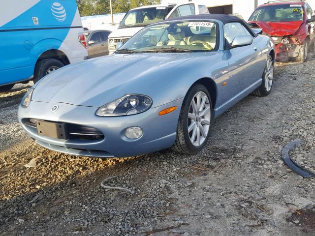 SAJDA42C962A48613 - 2006 JAGUAR XK8 BLUE photo 2