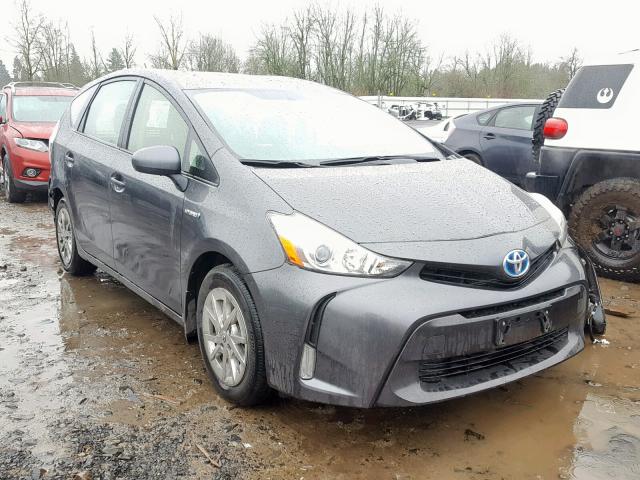 JTDZN3EU2HJ064889 - 2017 TOYOTA PRIUS V GRAY photo 1