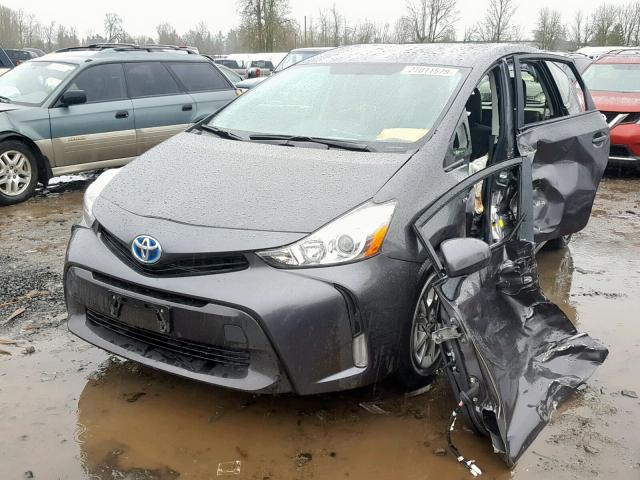 JTDZN3EU2HJ064889 - 2017 TOYOTA PRIUS V GRAY photo 2