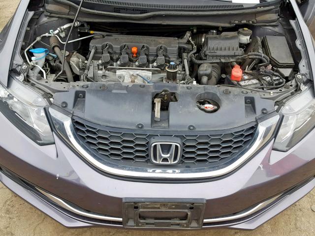 2HGFB2F7XFH528865 - 2015 HONDA CIVIC SE GRAY photo 7