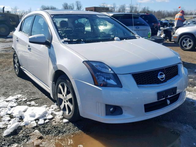 3N1AB6AP4CL650747 - 2012 NISSAN SENTRA 2.0 WHITE photo 1