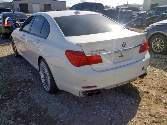 WBAKA8C54CC447037 - 2012 BMW ALPINA B7 WHITE photo 3