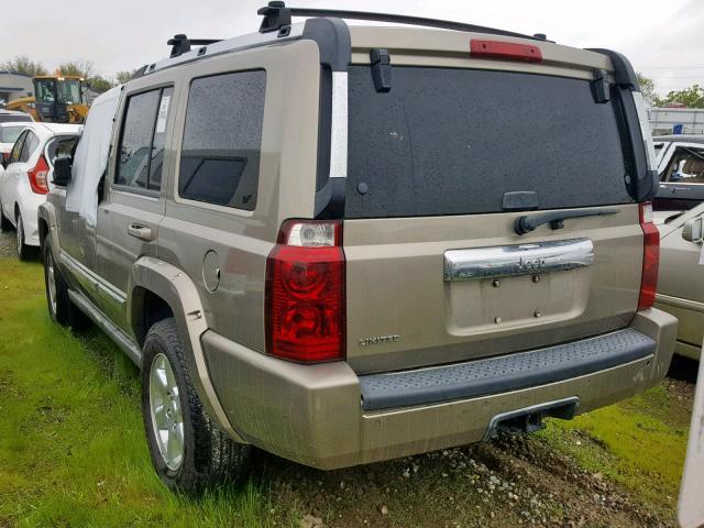 1J8HH58N26C175780 - 2006 JEEP COMMANDER BROWN photo 3