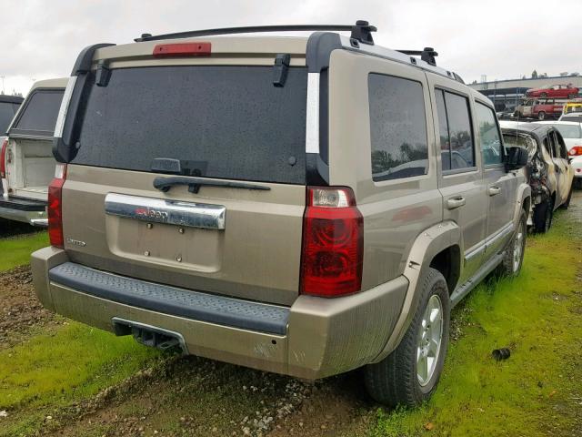 1J8HH58N26C175780 - 2006 JEEP COMMANDER BROWN photo 4