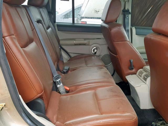 1J8HH58N26C175780 - 2006 JEEP COMMANDER BROWN photo 6