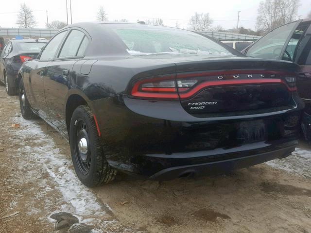 2C3CDXKT4JH295400 - 2018 DODGE CHARGER PO BLACK photo 3