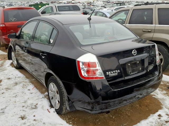 3N1AB61E58L691989 - 2008 NISSAN SENTRA 2.0 BLACK photo 3