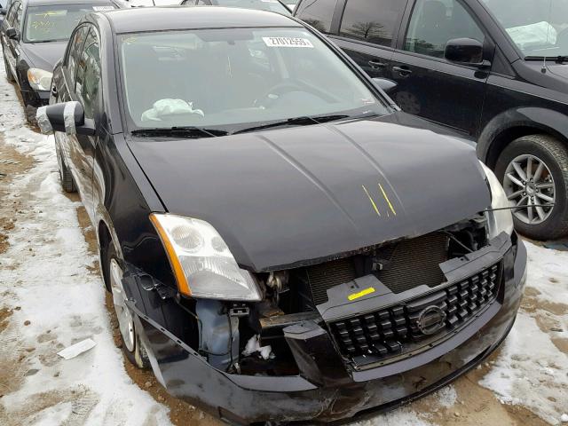 3N1AB61E58L691989 - 2008 NISSAN SENTRA 2.0 BLACK photo 7