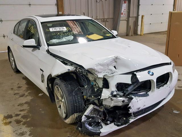 WBAXH5C58DD108518 - 2013 BMW 528 XI WHITE photo 1