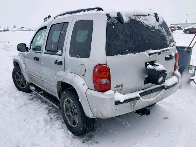 1J4GL38K83W546960 - 2003 JEEP LIBERTY RE SILVER photo 3