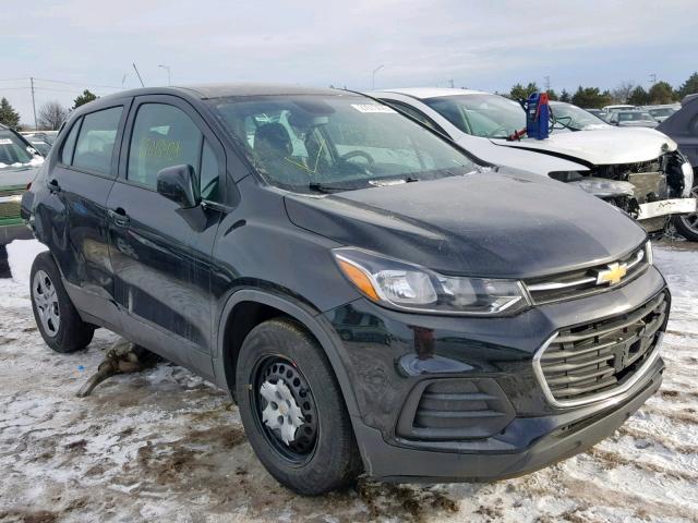 3GNCJKSB6JL163865 - 2018 CHEVROLET TRAX LS BLACK photo 1