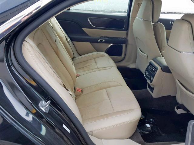 1LN6L9RP7H5611899 - 2017 LINCOLN CONTINENTA Қара фото 6