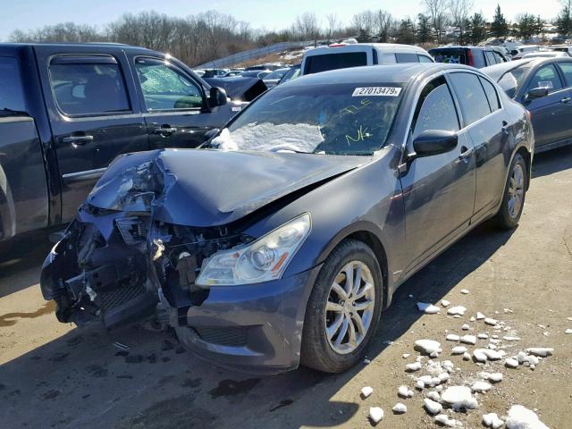 JNKCV61F09M362337 - 2009 INFINITI G37 BLUE photo 2