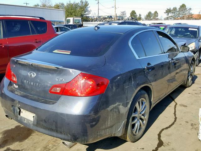 JNKCV61F09M362337 - 2009 INFINITI G37 BLUE photo 4