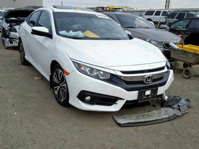 2HGFC1F74GH654261 - 2016 HONDA CIVIC EXL WHITE photo 1