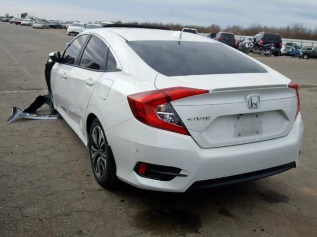 2HGFC1F74GH654261 - 2016 HONDA CIVIC EXL WHITE photo 3