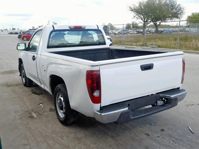 1GCCS148468280111 - 2006 CHEVROLET COLORADO WHITE photo 3