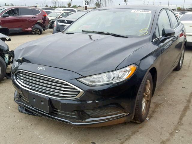 3FA6P0G73JR240885 - 2018 FORD FUSION S BLACK photo 2