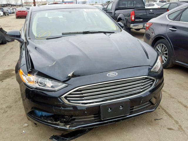 3FA6P0G73JR240885 - 2018 FORD FUSION S BLACK photo 9