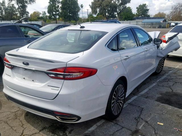 3FA6P0K95HR149765 - 2017 FORD FUSION TIT WHITE photo 4