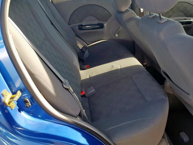 KL1TD52675B320659 - 2005 CHEVROLET AVEO BASE Ақ фото 6