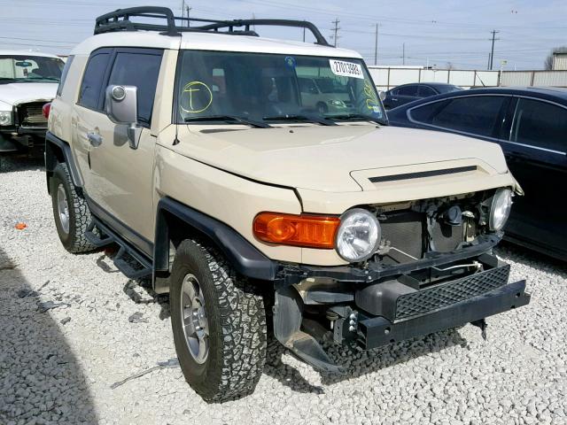 JTEBU11F980102569 - 2008 TOYOTA FJ CRUISER TAN photo 1