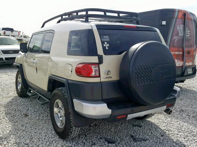 JTEBU11F980102569 - 2008 TOYOTA FJ CRUISER TAN photo 3