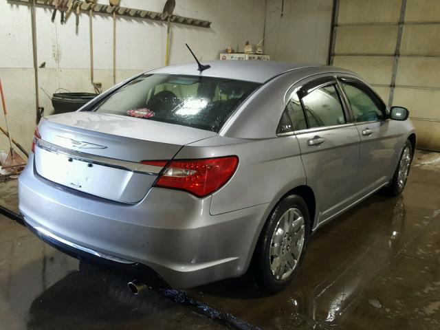 1C3CCBAB6EN175965 - 2014 CHRYSLER 200 LX SILVER photo 4