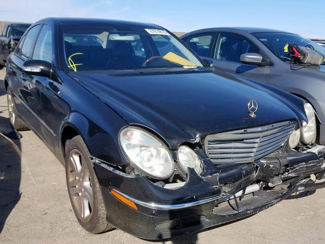 WDBUF56J26A838304 - 2006 MERCEDES-BENZ E 350 BLACK photo 1