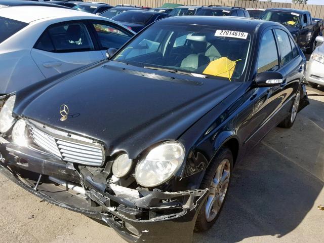 WDBUF56J26A838304 - 2006 MERCEDES-BENZ E 350 BLACK photo 2