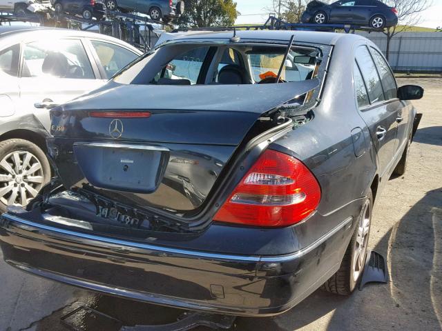 WDBUF56J26A838304 - 2006 MERCEDES-BENZ E 350 BLACK photo 4