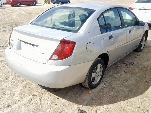 1G8AG52F55Z155753 - 2005 SATURN ION LEVEL SILVER photo 4