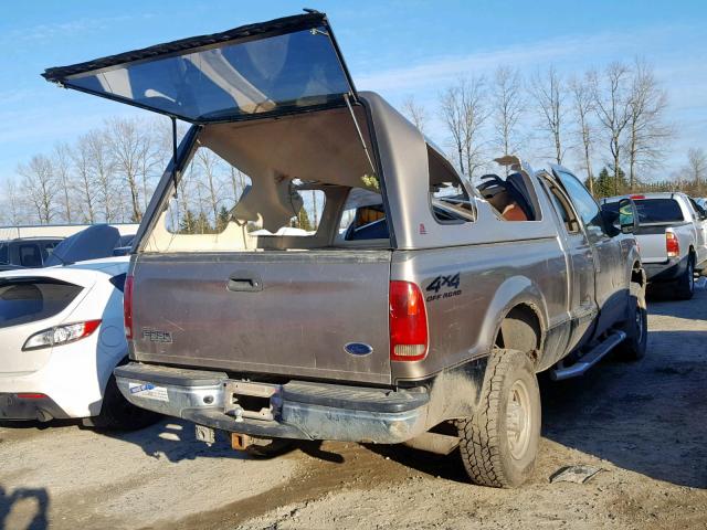 1FTSX31F22EA05554 - 2002 FORD F350 SRW S BROWN photo 4