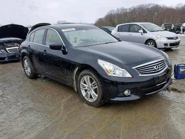 JN1DV6AR9CM860059 - 2012 INFINITI G25 BLACK photo 1