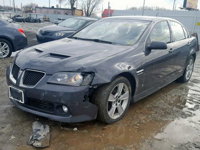 6G2ER57708L148419 - 2008 PONTIAC G8 CHARCOAL photo 2