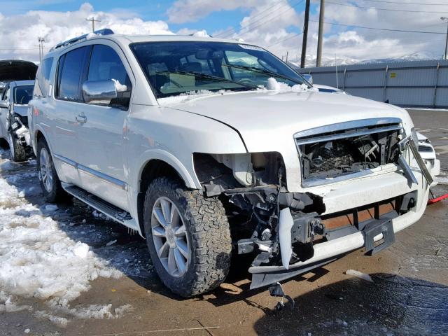 5N3AA08C69N901537 - 2009 INFINITI QX56 WHITE photo 1