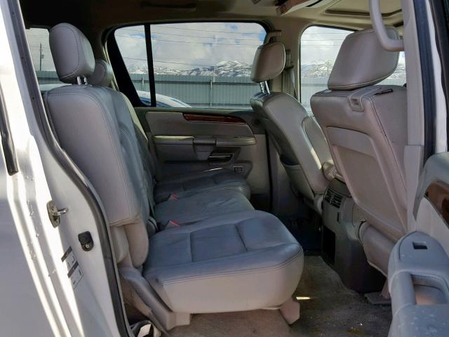 5N3AA08C69N901537 - 2009 INFINITI QX56 WHITE photo 6