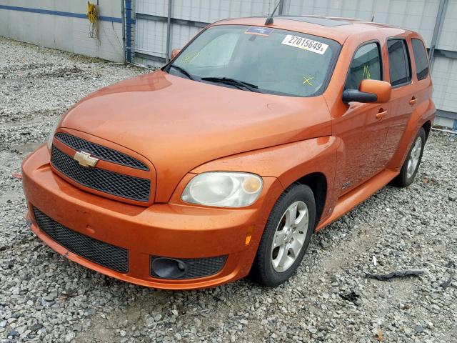 3GNDA63X08S626346 - 2008 CHEVROLET HHR SS ORANGE photo 2